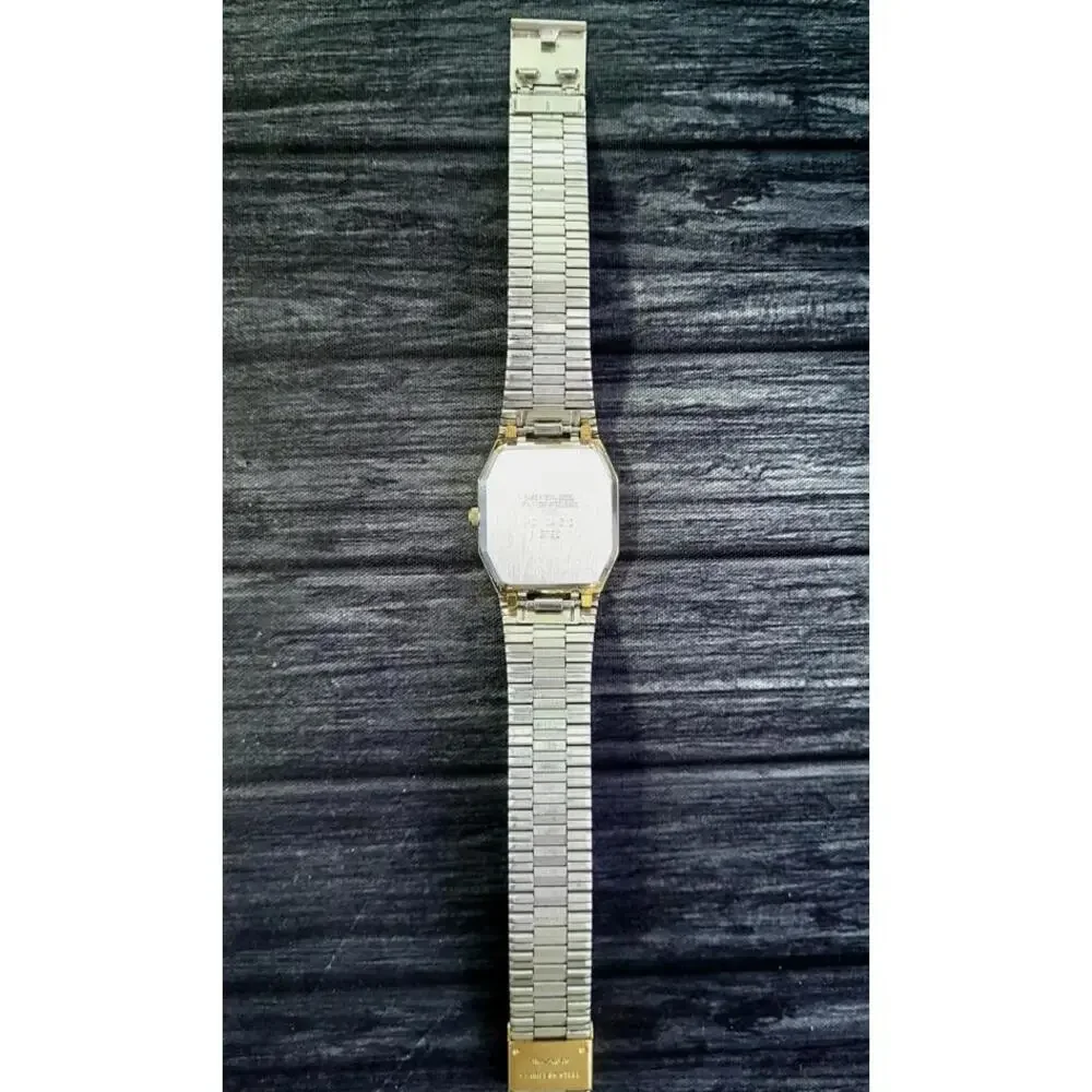 Very Rare Vintage Lord Elgin Mens Diamond Dial‎ Tank Watch